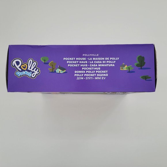 Polly Pocket Doll House, Pollyville Pocket House with 2 Dolls + Accessories, new - Picture 7 of 9